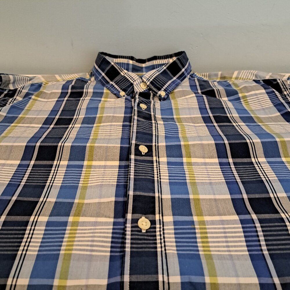 Banana Republic Men's XXL Tall Soft Washed Tailored Slim Fit Button Down Shirt